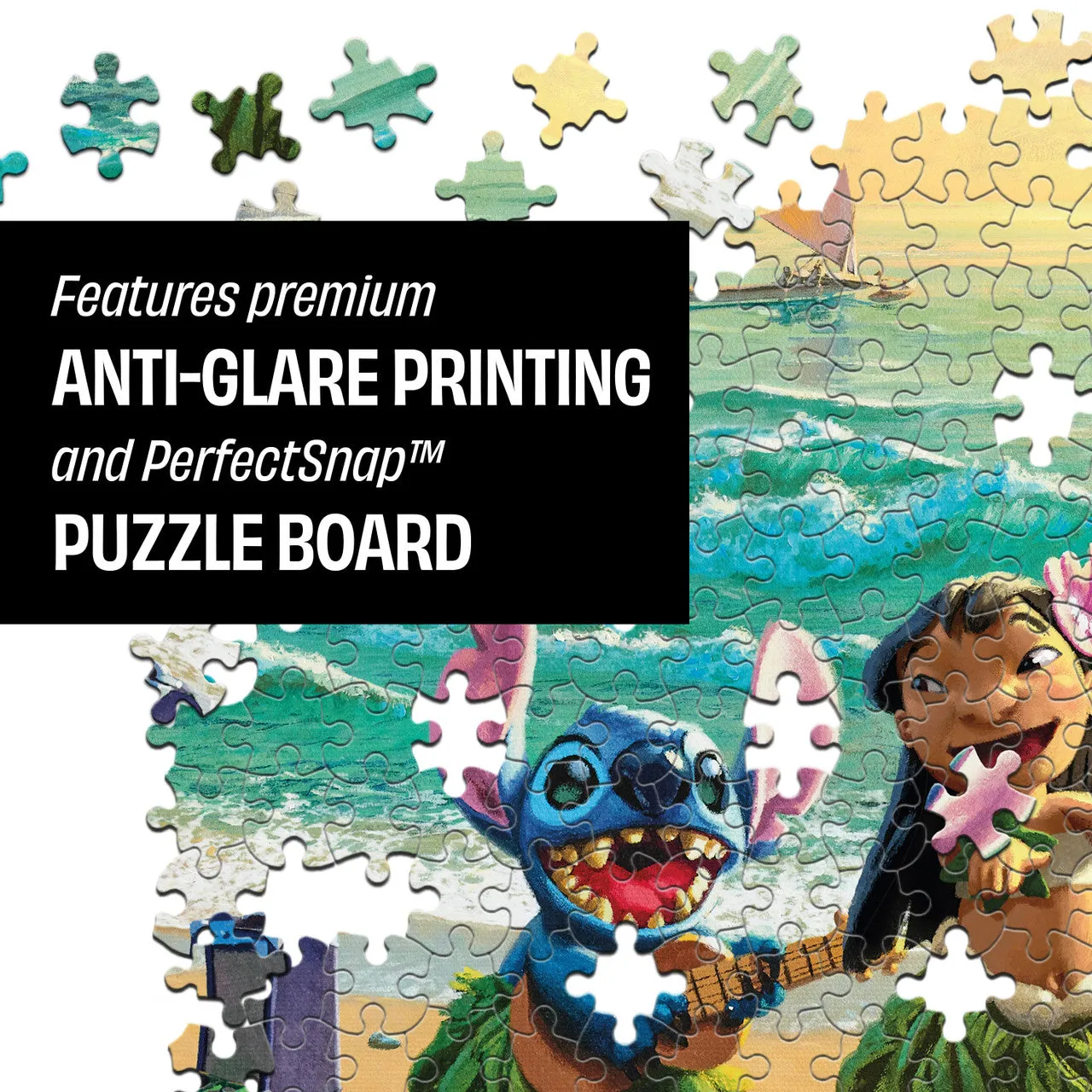 Ceaco Lilo Stitch Tin puslespil 1000 brikker strand