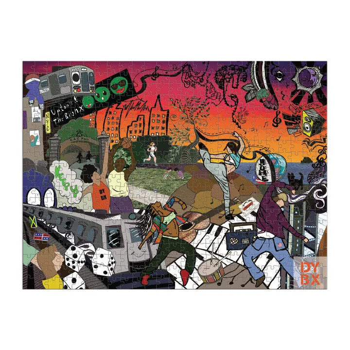 Good Puzzle Co. Bearden DreamYard puslespil 500 brikker dobbeltsidet