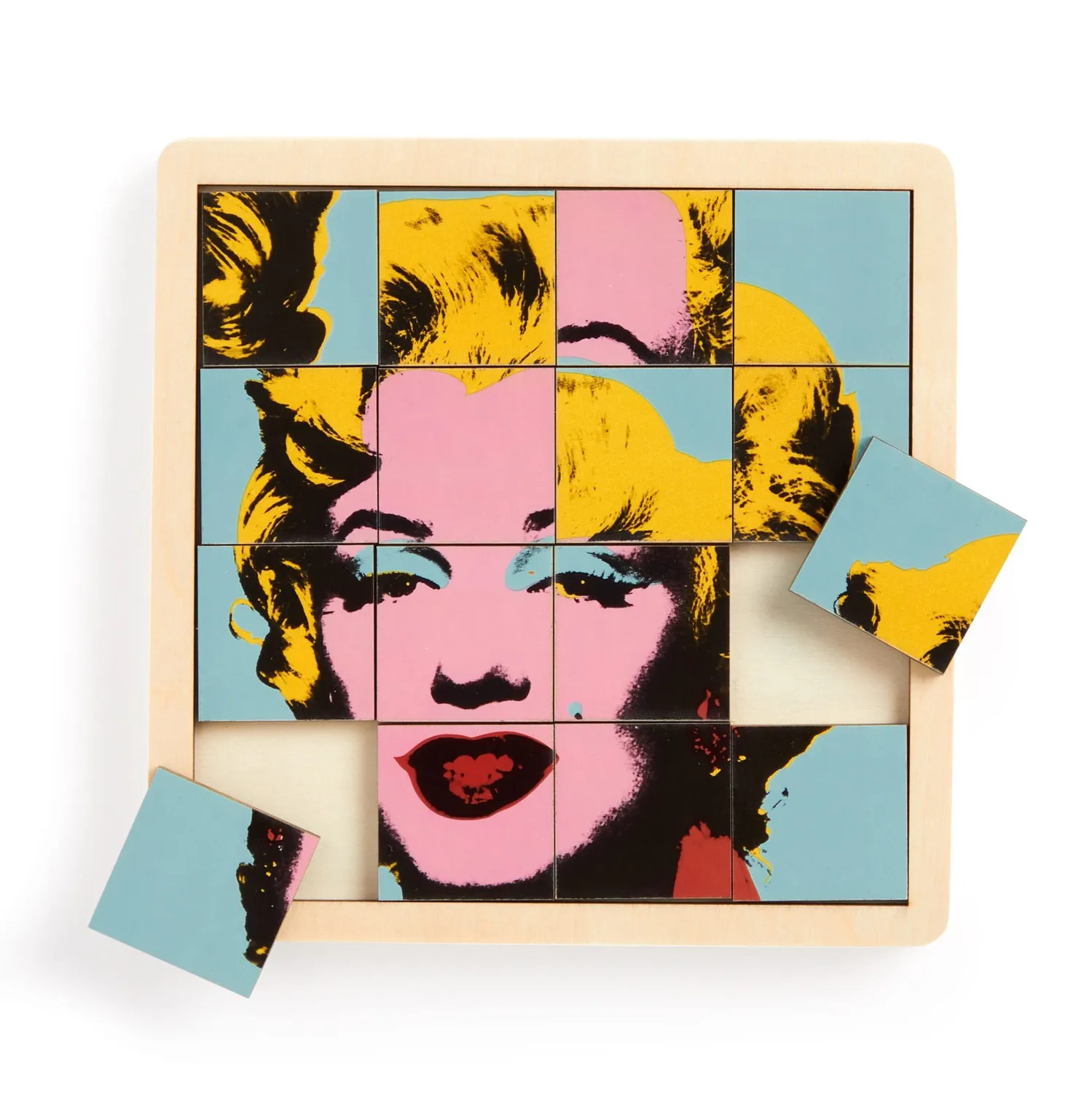 Good Puzzle Co. Marilyn 2-i-1 træpuslespil Andy Warhol