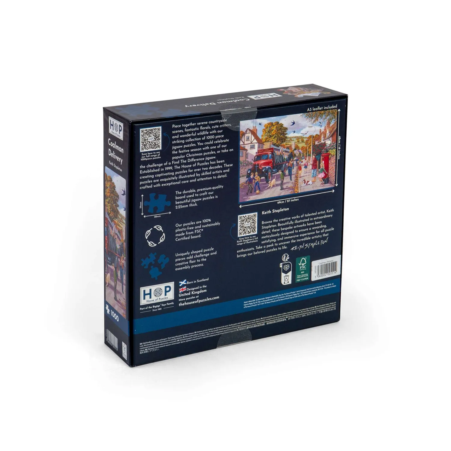House of Puzzles Coalman Delivery puslespil 1000 nostalgi