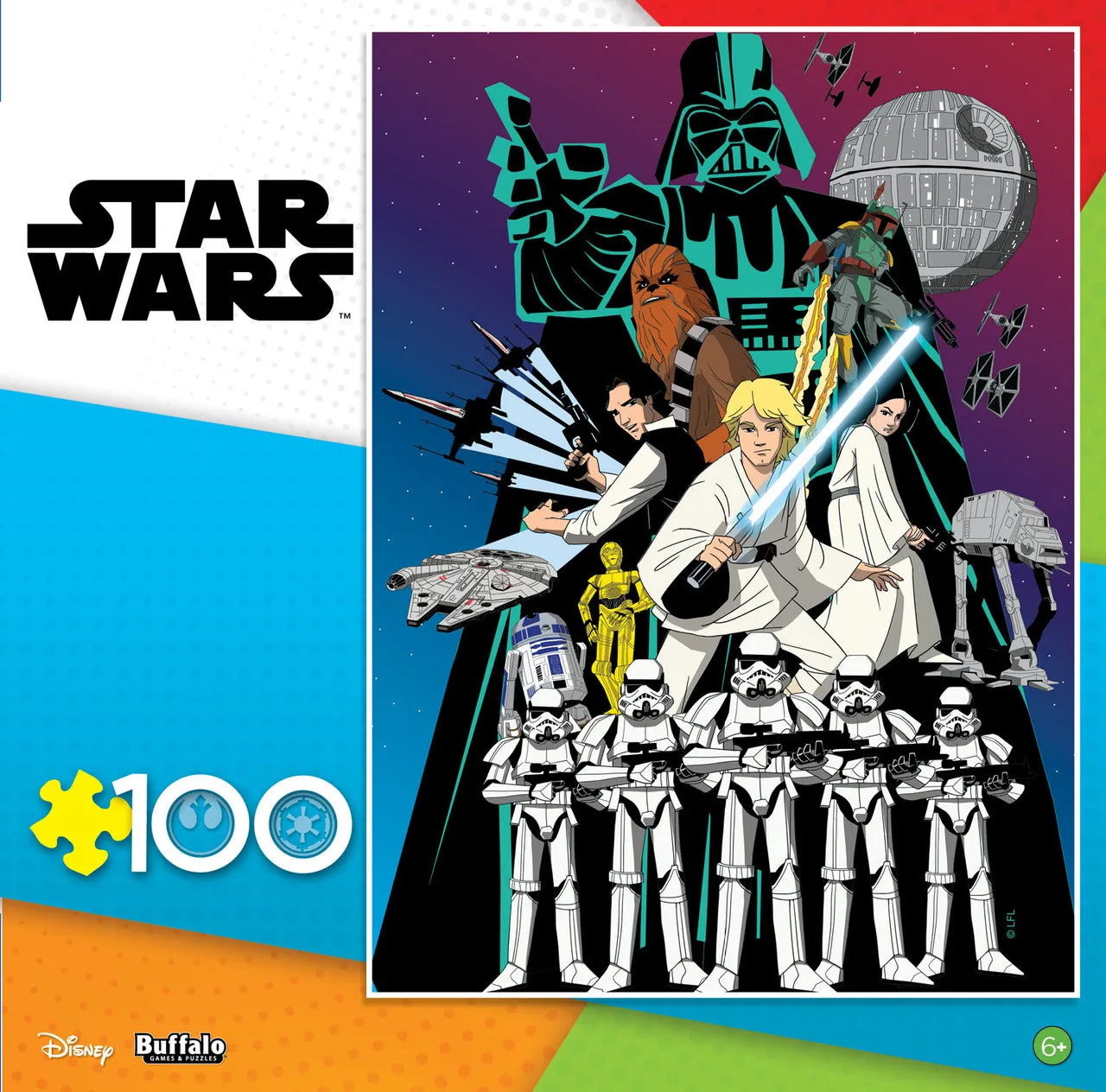 Buffalo Games Star Wars Rebels Last Stand puslespil 100 brikker