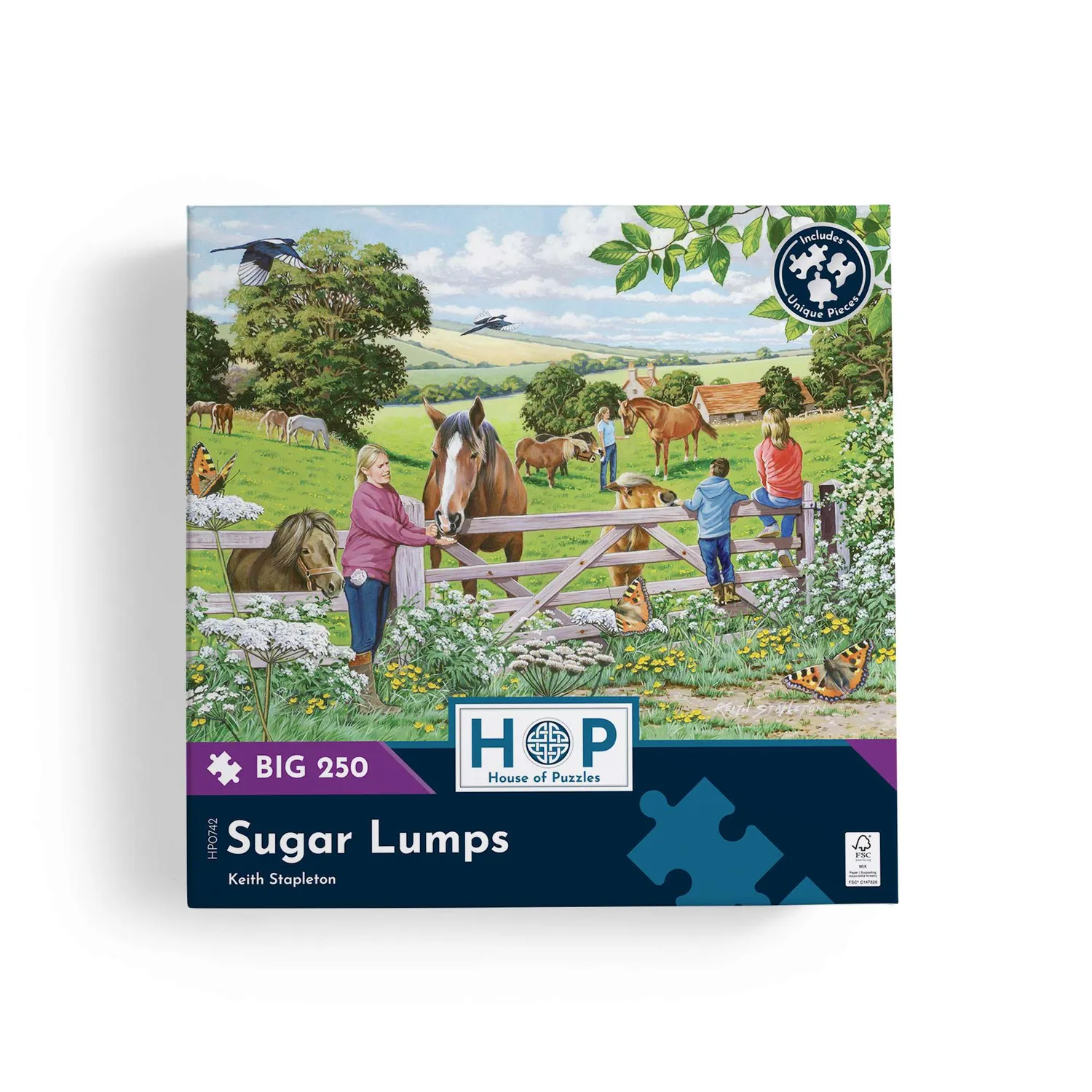 House of Puzzles Sugar Lumps BIG 250 puslespil bondegård