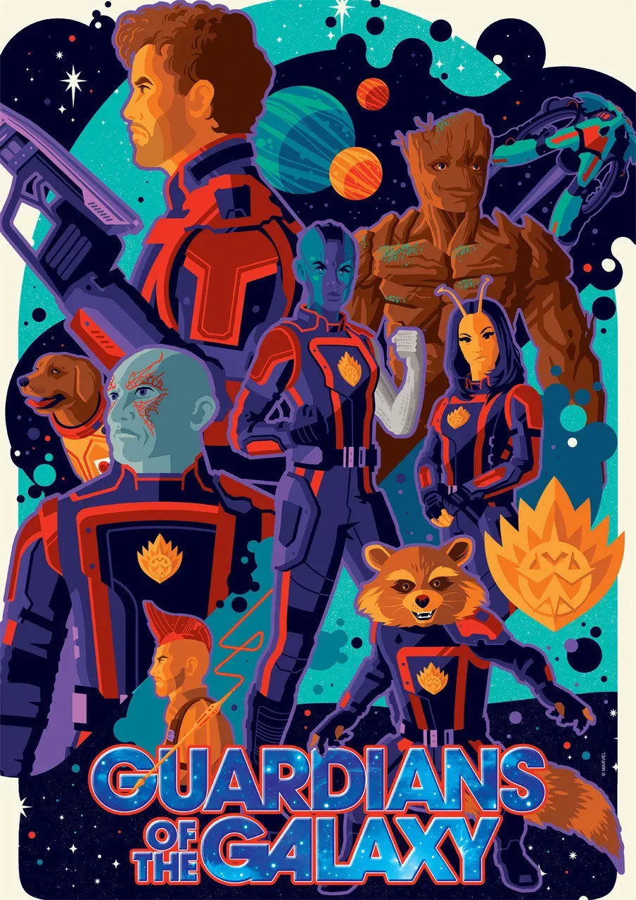 Buffalo Games Marvel Guardians of the Galaxy puslespil 500 brikker