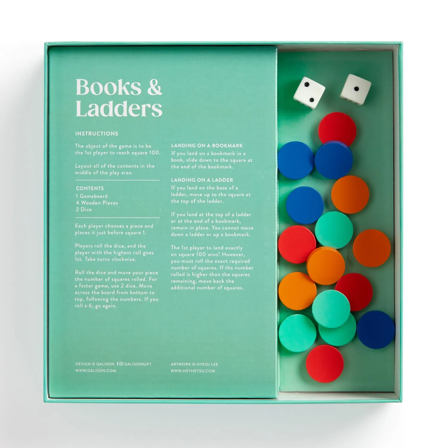 Good Puzzle Co. Books and Ladders brætspil bogreol