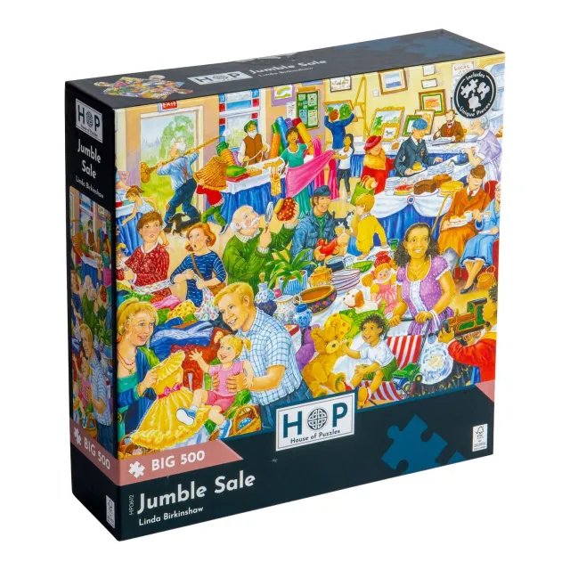 House of Puzzle Jumble Sale puslespil BIG 500 loppemarked