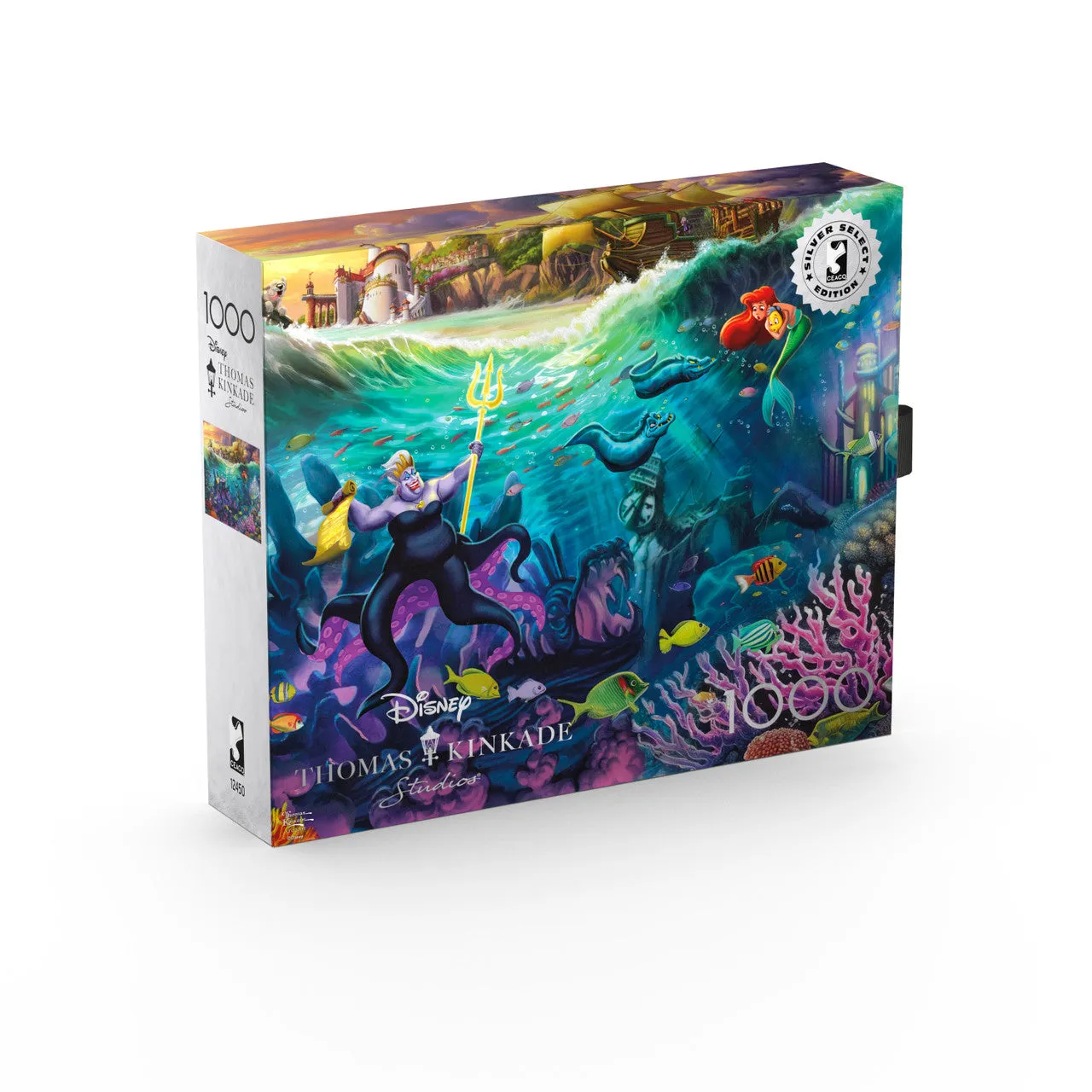 Buffalo Games Silver Select Disney Ursula puslespil 1000 brikker sølvfolie