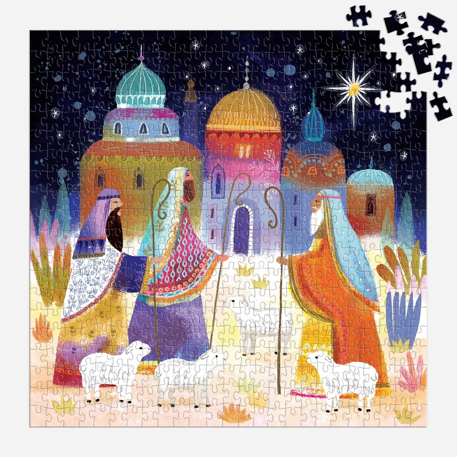 Good Puzzle Co. Journey Of Three Kings puslespil 500 brikker jul
