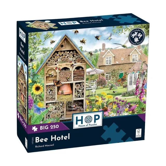 House of Puzzle BIG Bee Hotel puslespil 250 brikker XL