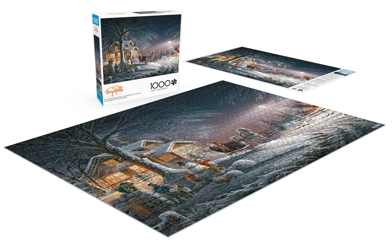 Buffalo Games Winter Wonderland puslespil 1000 brikker vinter