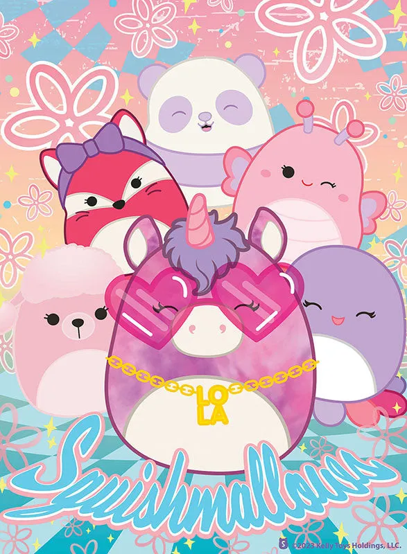 Buffalo Squishmallow Party puslespil 4-pak 300+500