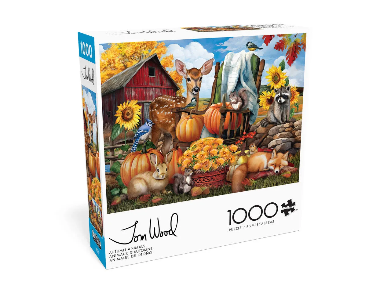 Buffalo Games Country Life Autumn Animals puslespil 1000 efterår