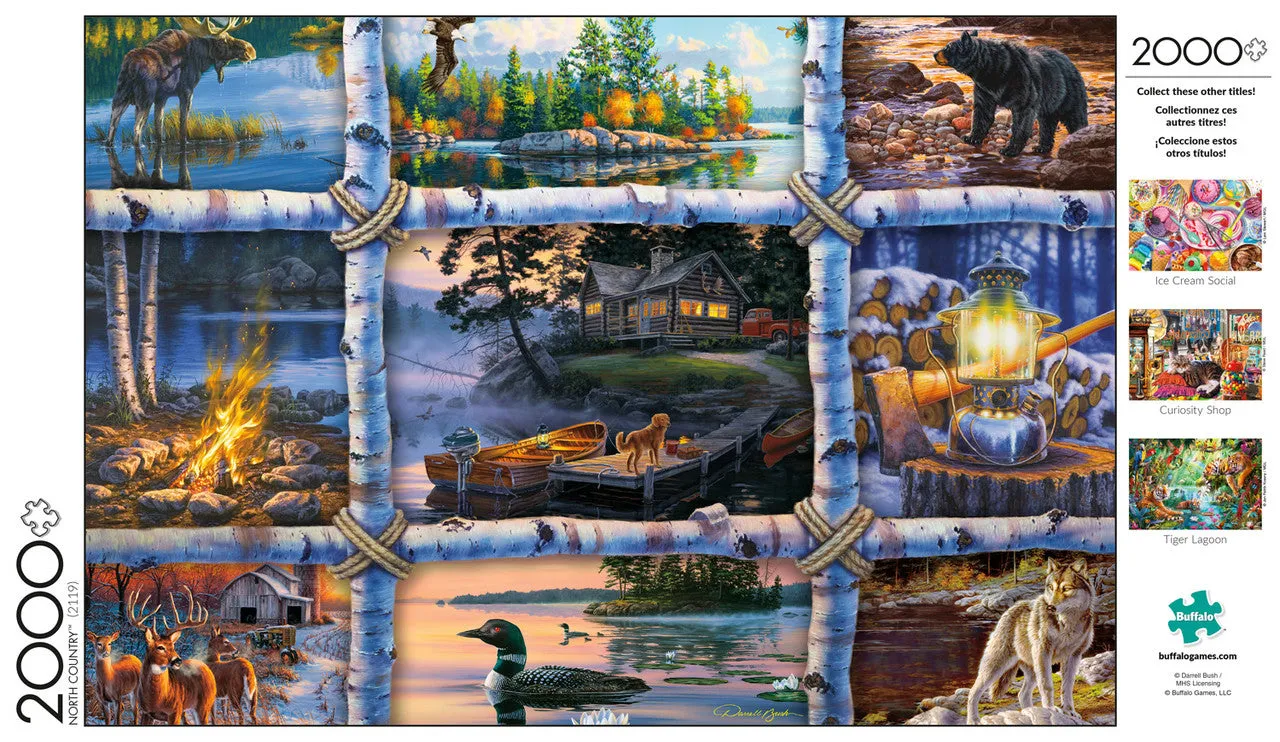 Buffalo Games North Country puslespil 2000 brikker vildmark
