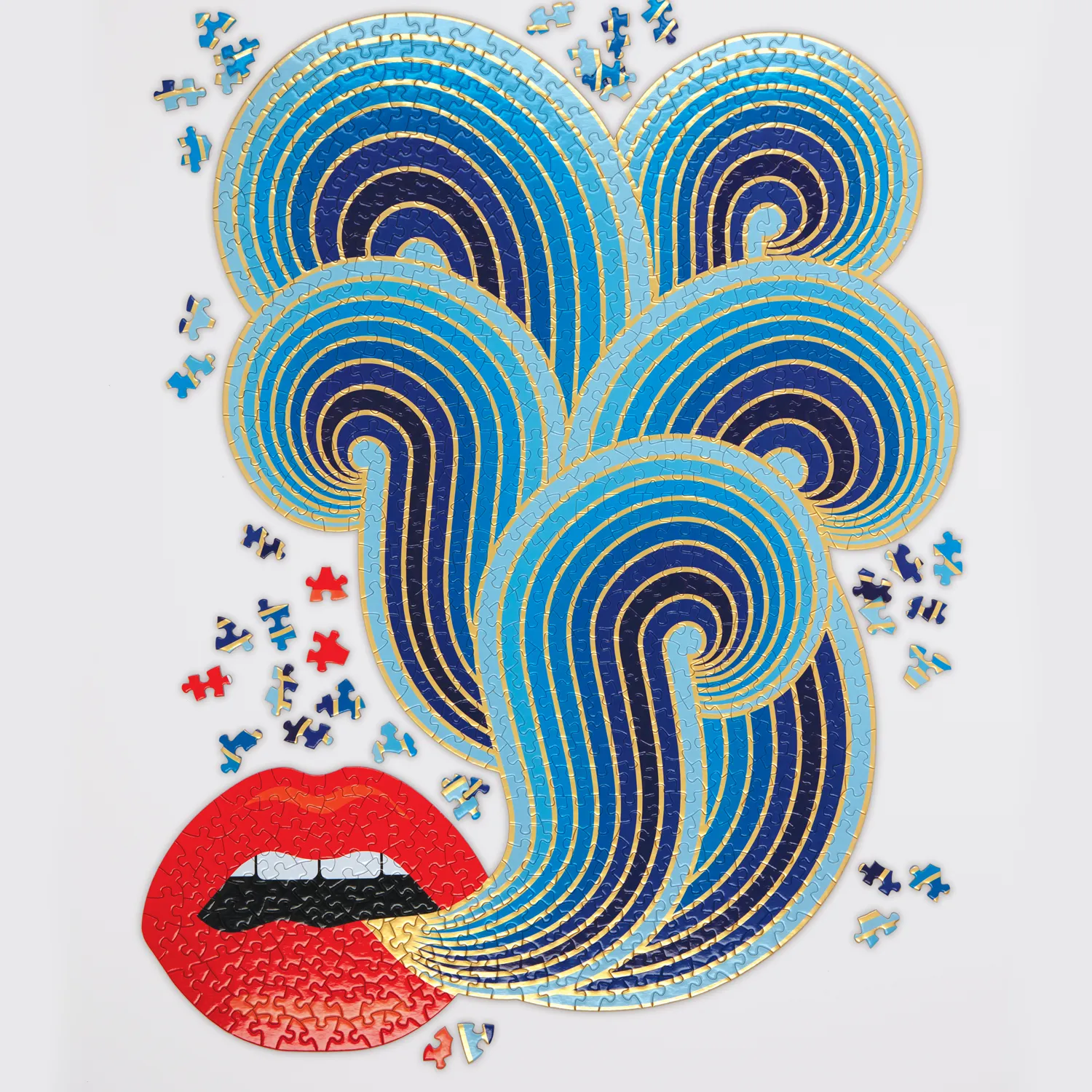 Galison Jonathan Adler Lips puslespil 750 brikker formet