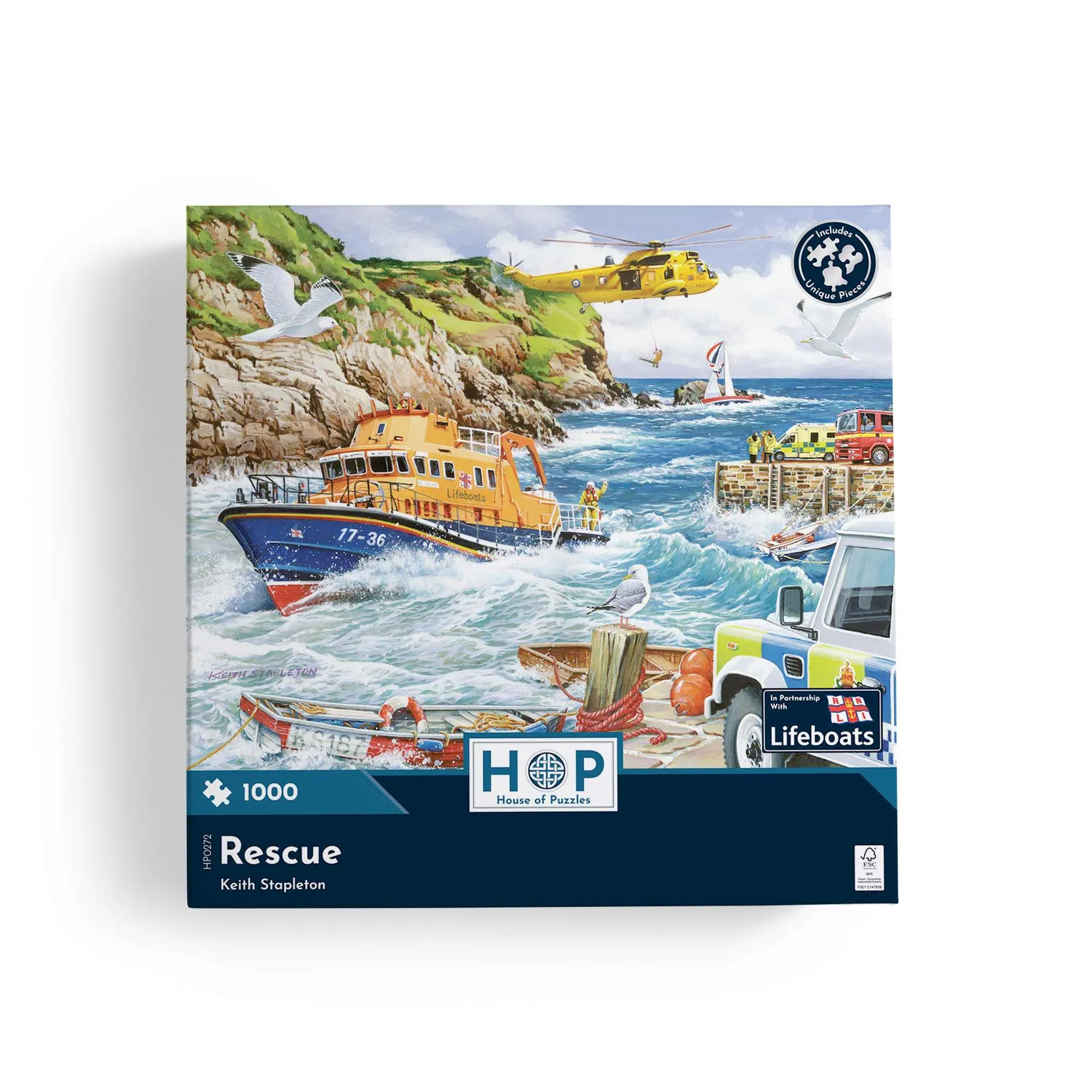 House of Puzzle Rescue puslespil 1000 brikker redning
