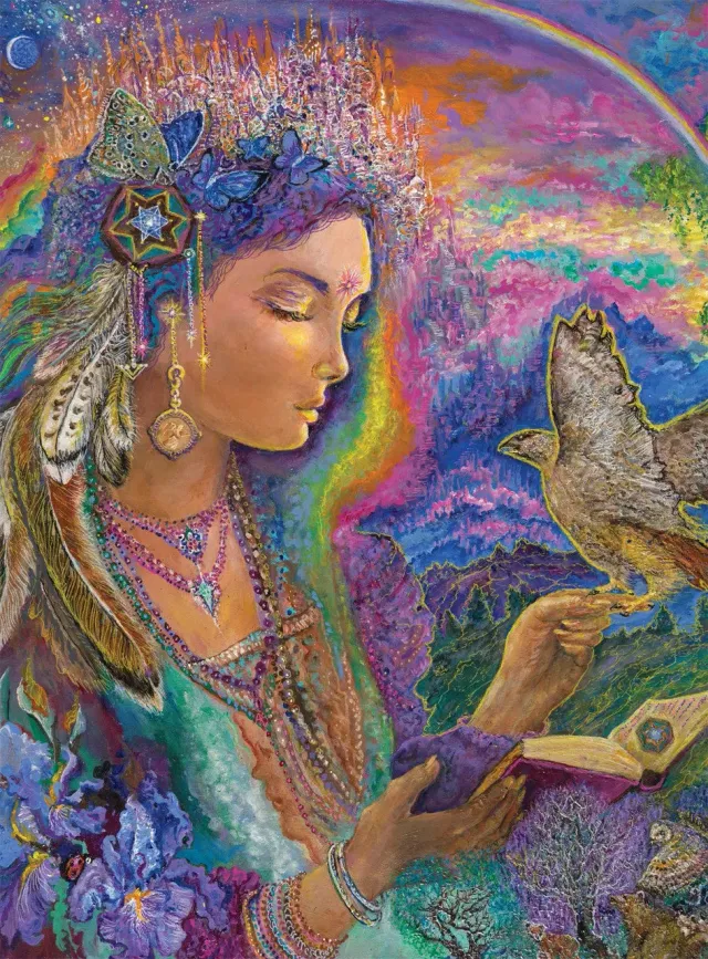 Buffalo Games Josephine Wall Goddess of Communication puslespil 1000 brikker