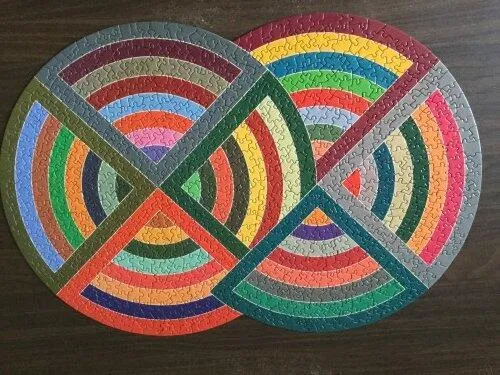 Good Puzzle Co. Frank Stella puslespil 750 brikker formet