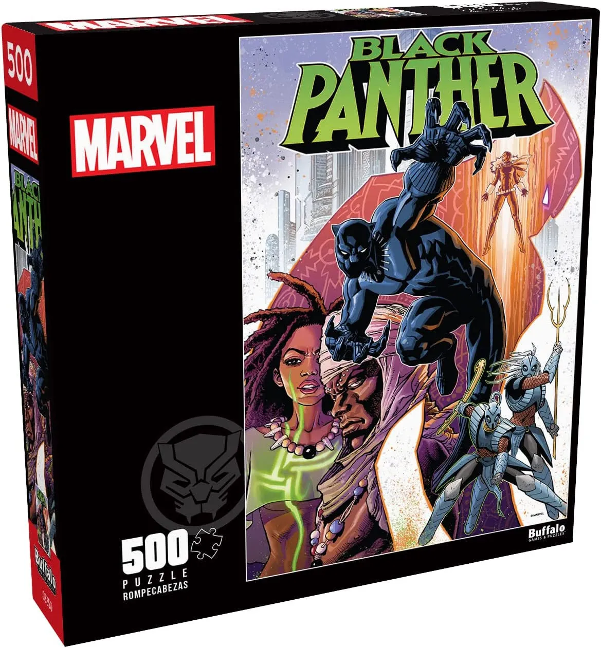 Buffalo Games Marvel Black Panther 19 puslespil 500 brikker tegneserie