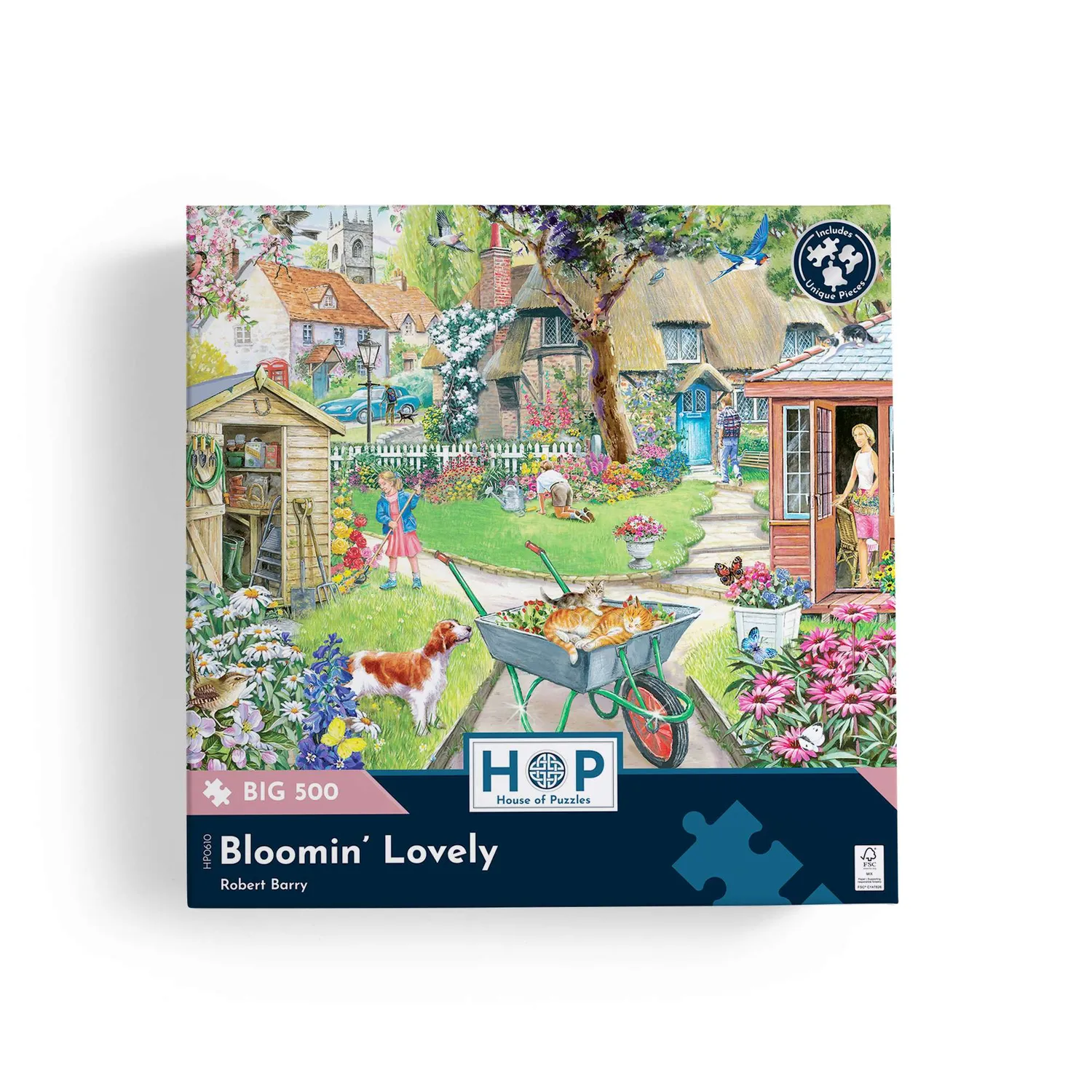 House of Puzzle BIG 500 Bloomin Lovely 500 brikker puslespil have