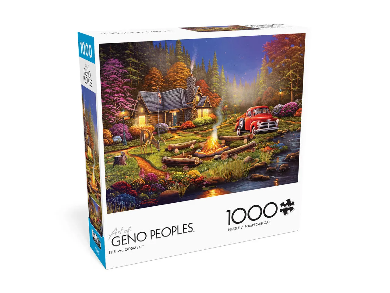 Buffalo Games Geno Peoples The Woodsmen puslespil 1000 brikker