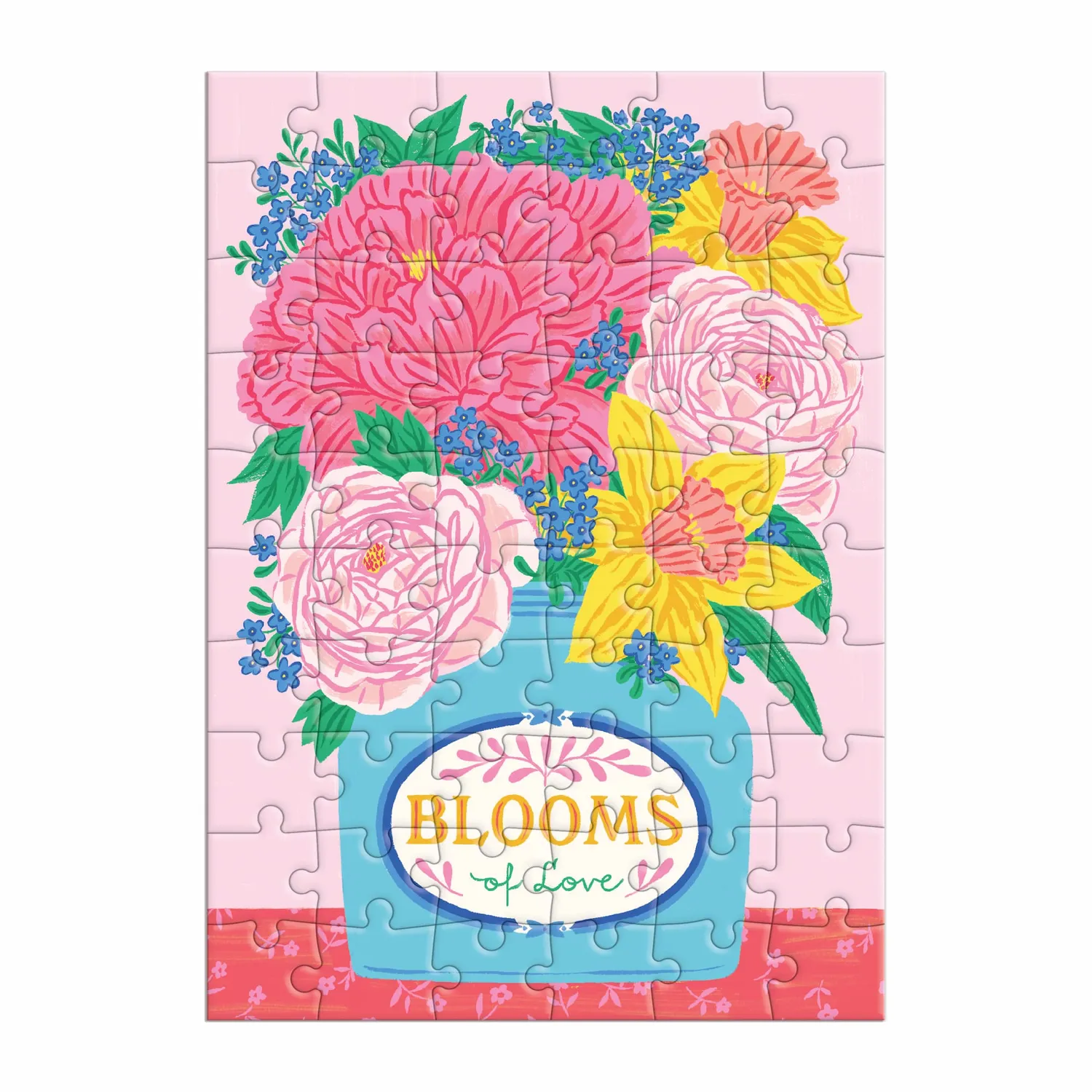 Galison Blooms of Love puslespil kort 60 brikker buket