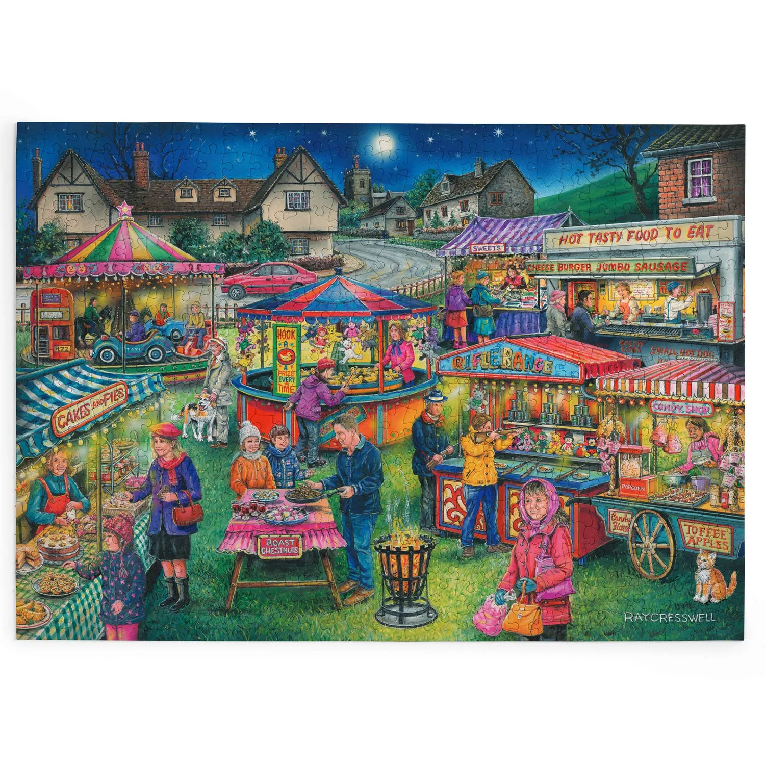 House of Puzzle Find the Difference Village Fayre BIG 500 puslespil