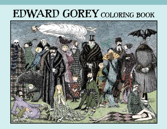 Pomegranate Edward Gorey malebog voksen victoriansk gotik
