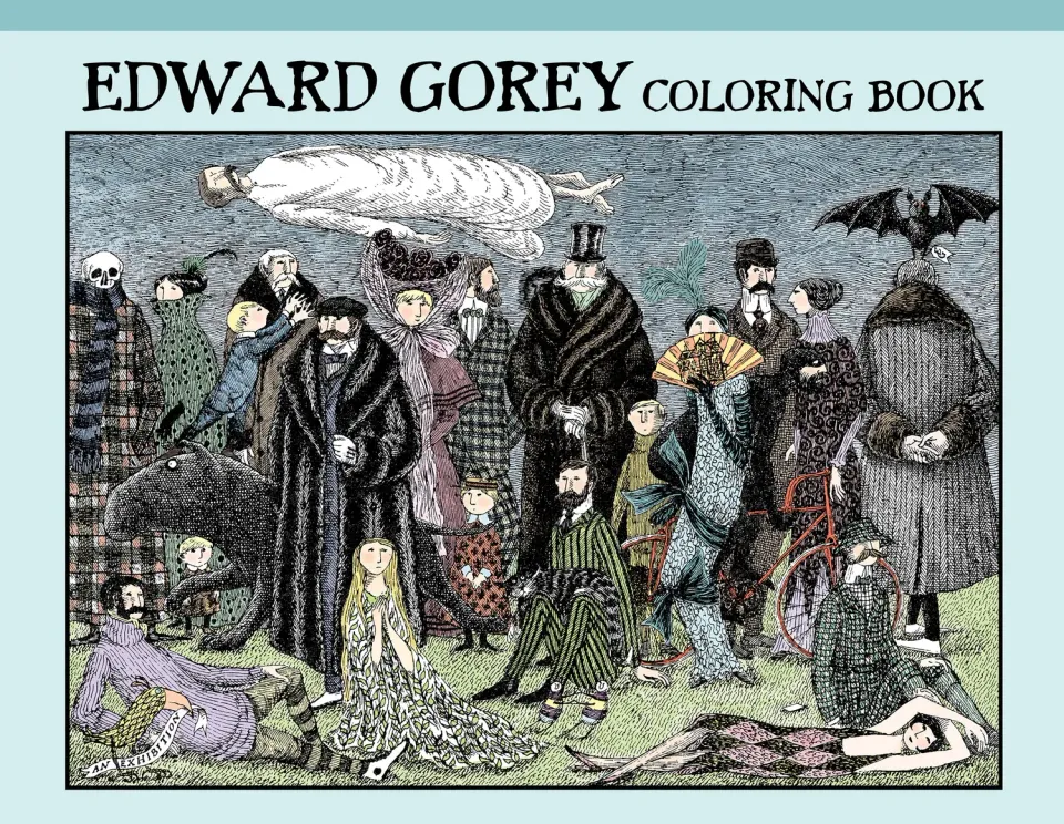 Pomegranate Edward Gorey malebog voksen victoriansk gotik