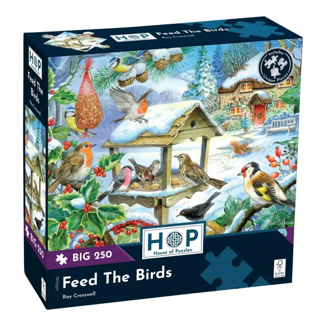 House of Puzzle BIG Feed The Birds puslespil 250 brikker XL