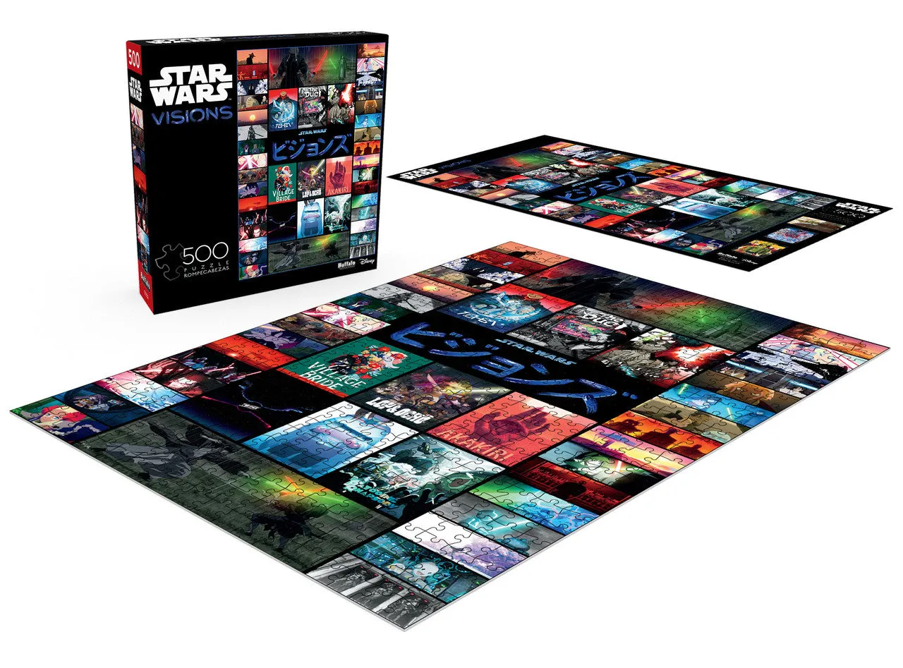 Buffalo Games Star Wars Visions puslespil 500 brikker anime