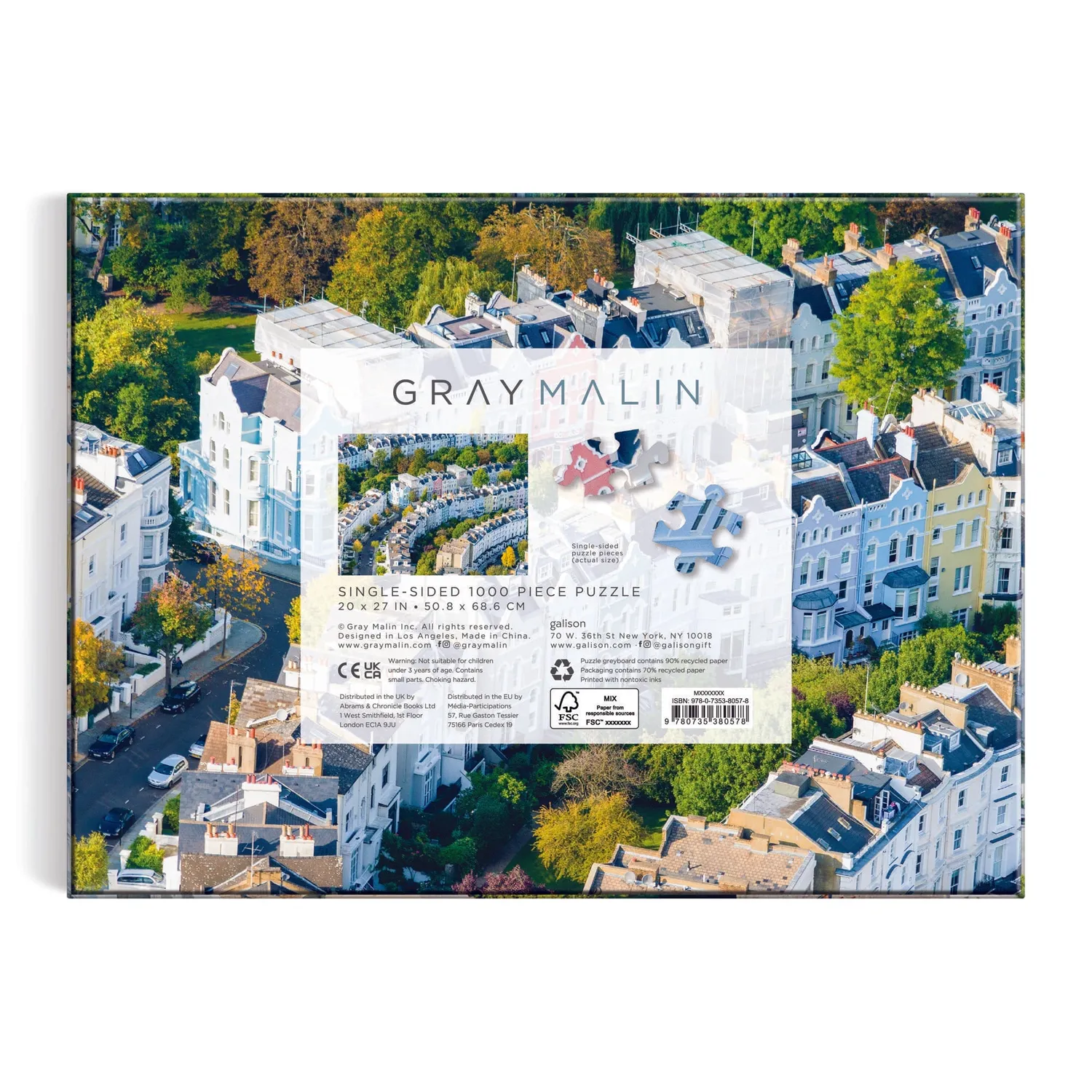 Good Puzzle Co. Gray Malin Notting Hill puslespil 1000 brikker foto