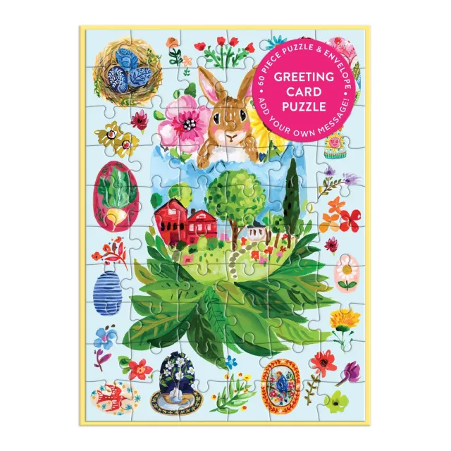 Good Puzzle Co. Artisanal Eggs puslespilskort 60 brikker påske