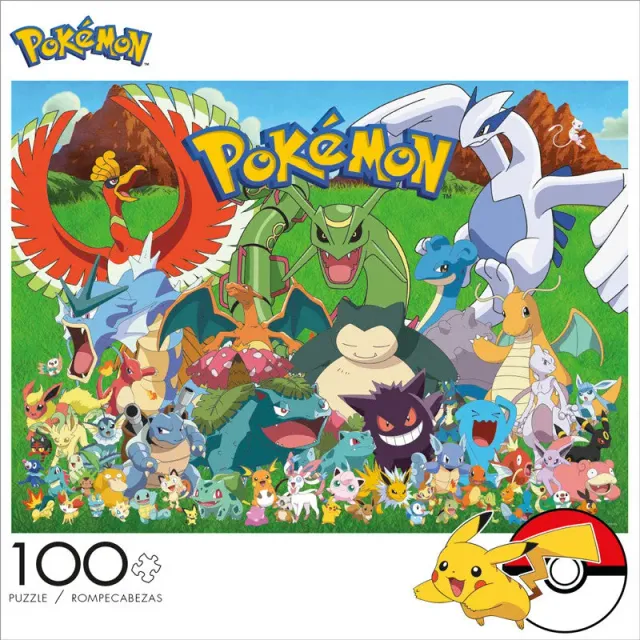 Buffalo Games Pokémon Fan Favorites puslespil 100 brikker børn