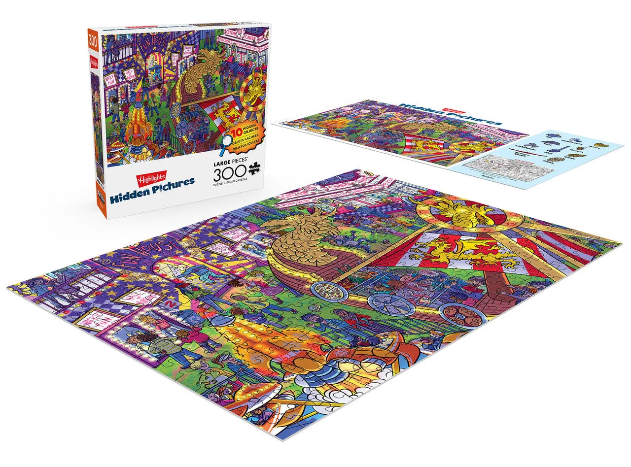 Buffalo Games Highlights Hidden Pictures puslespil 300 store brikker tivoli