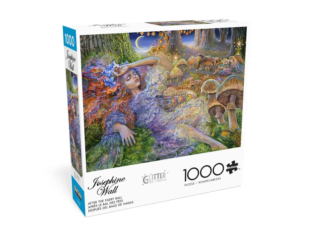 Buffalo Games Josephine Wall After the Faery Ball puslespil 1000 brikker glitter