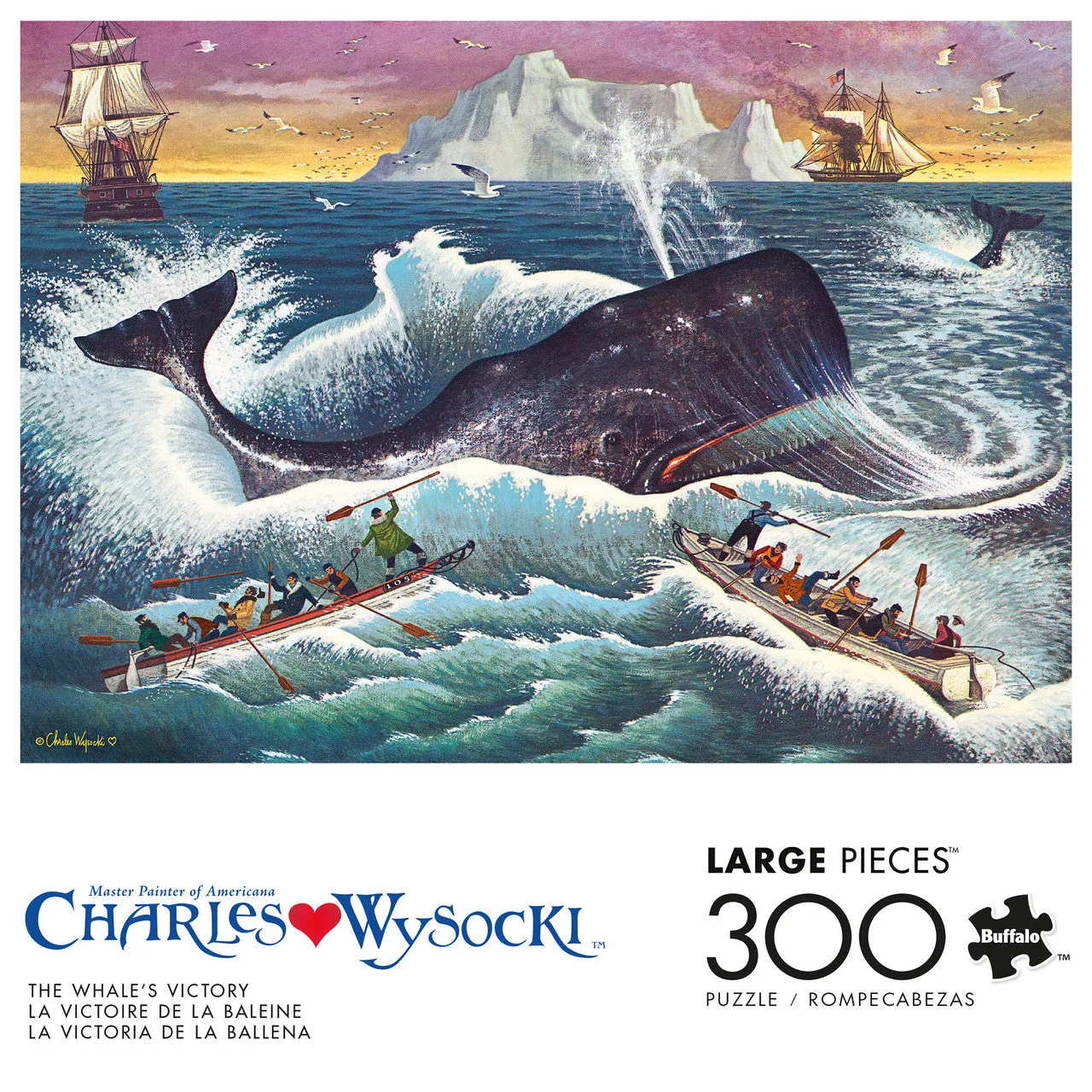 Buffalo Games Wysocki The Whale's Victory puslespil 300 store brikker