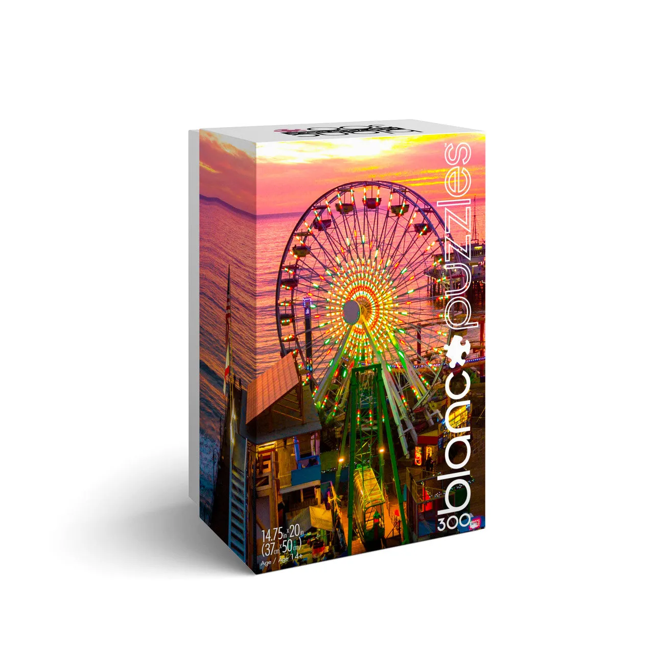 Buffalo Games Blanc Santa Monica Pier puslespil 300 brikker