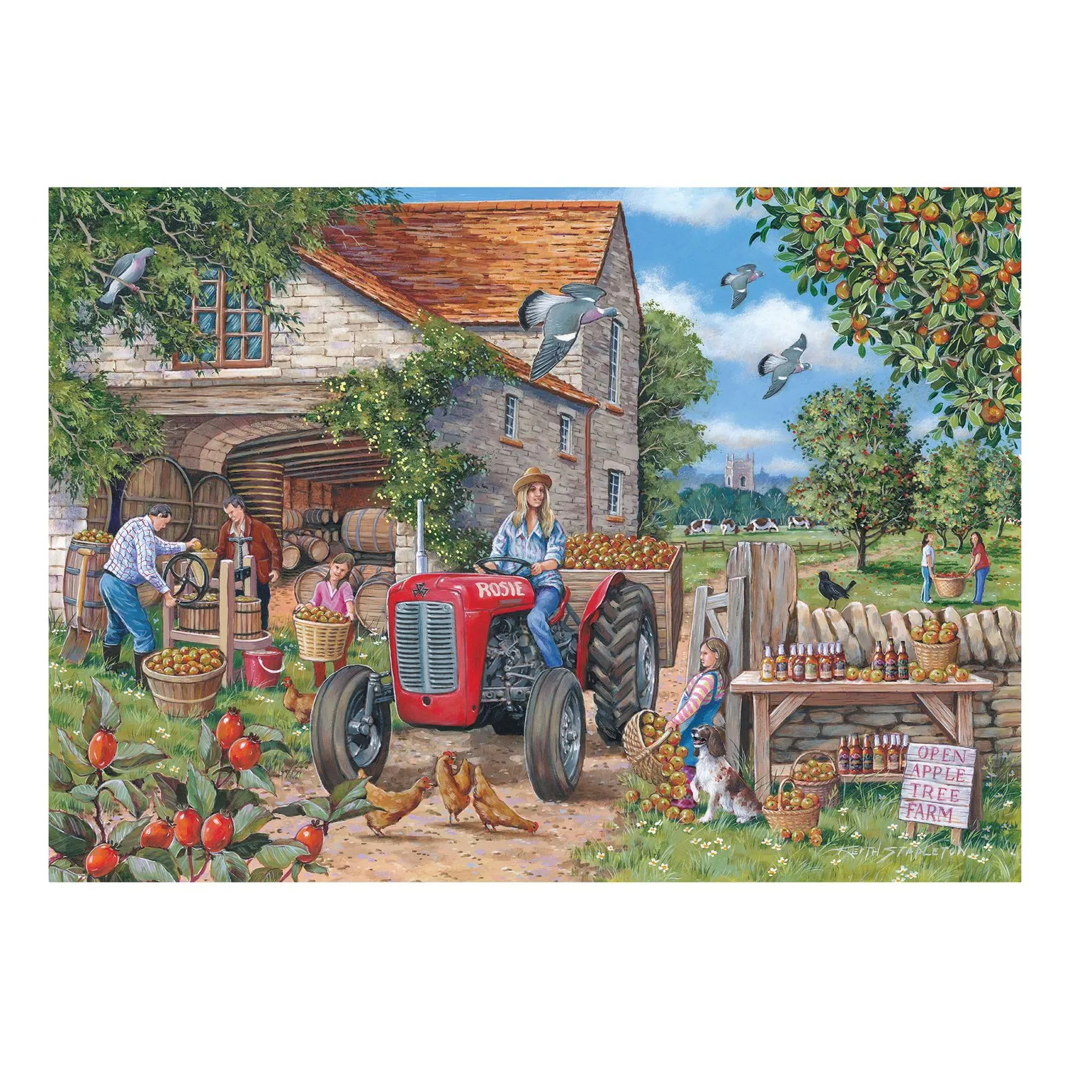 House of Puzzles Cider & Rosie minipuslespil 150 brikker rør