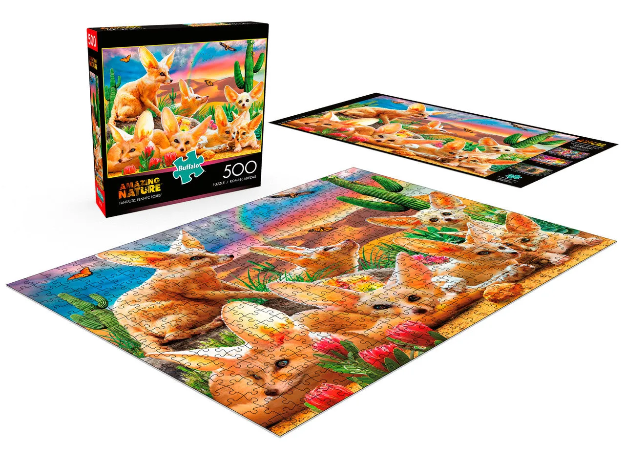 Buffalo Games Amazing Nature Fantastic Fennec Foxes puslespil 500 brikker