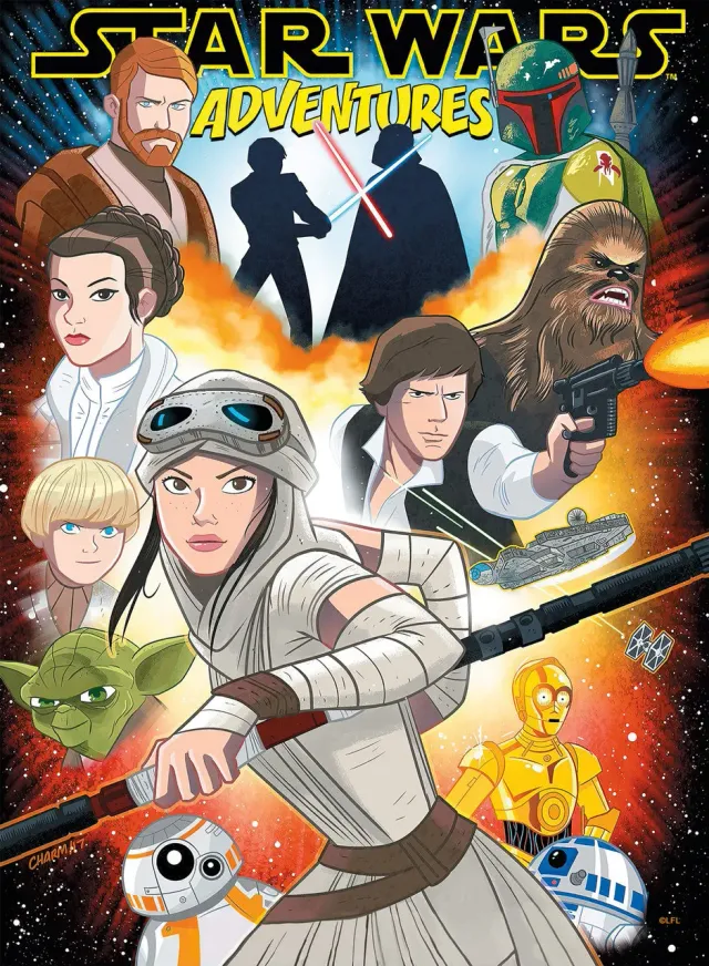 Buffalo Games Star Wars Adventures puslespil 100 brikker børn
