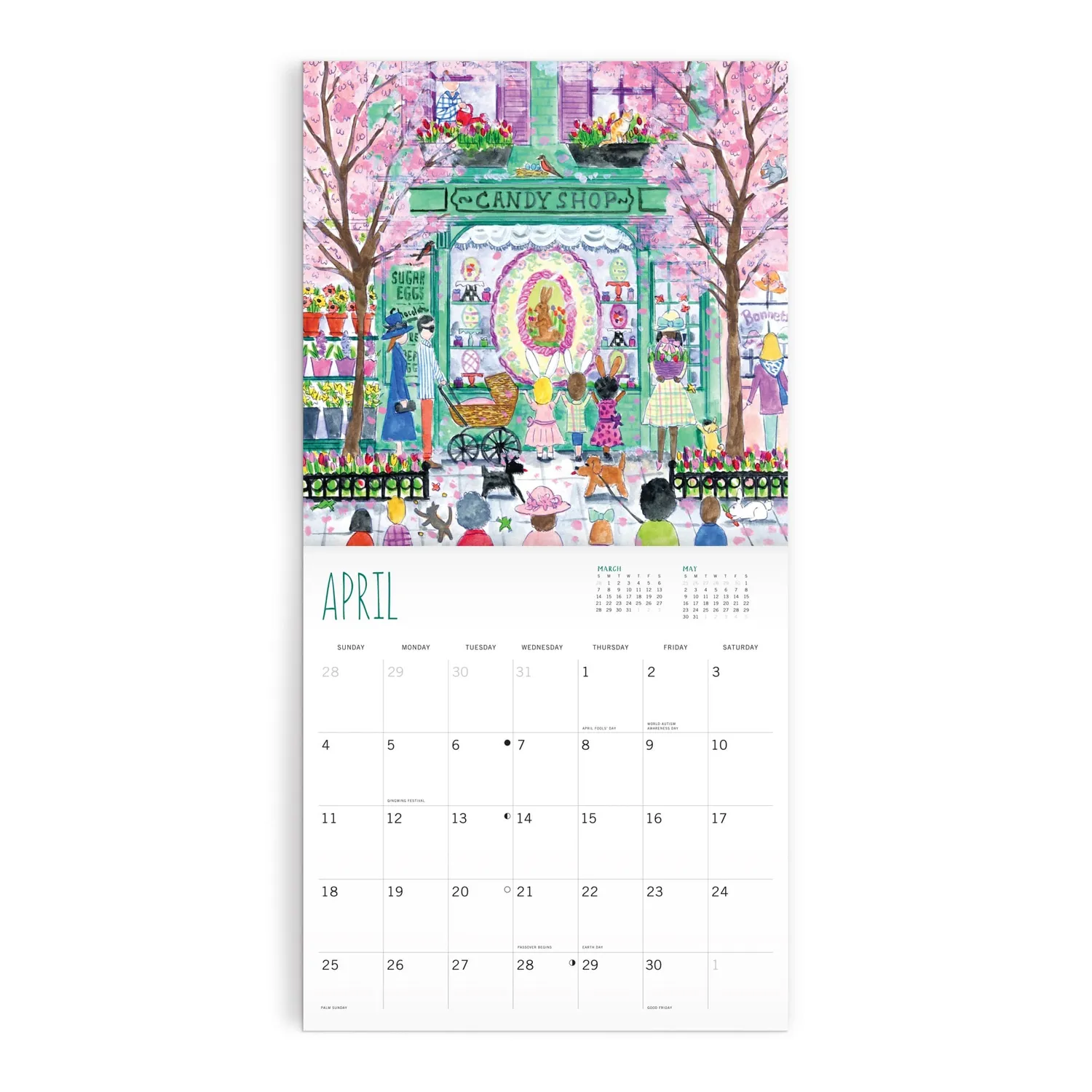 Good Puzzle Co. Michael Storrings 12x12 vægkalender 2027 sæson