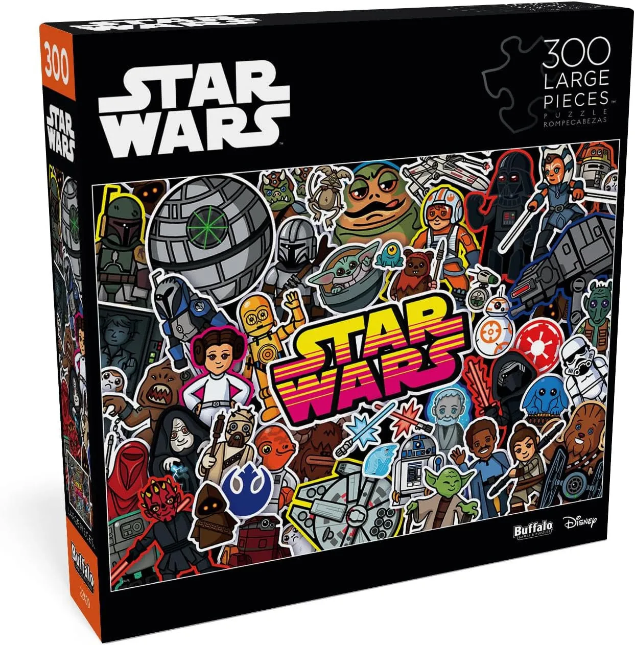 Buffalo Games Star Wars Sticker Collage puslespil 300 store brikker