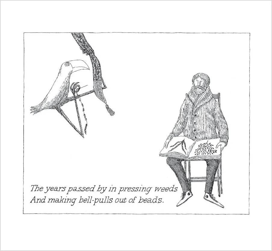 Pomegranate Edward Gorey The Osbick Bird bog illustreret