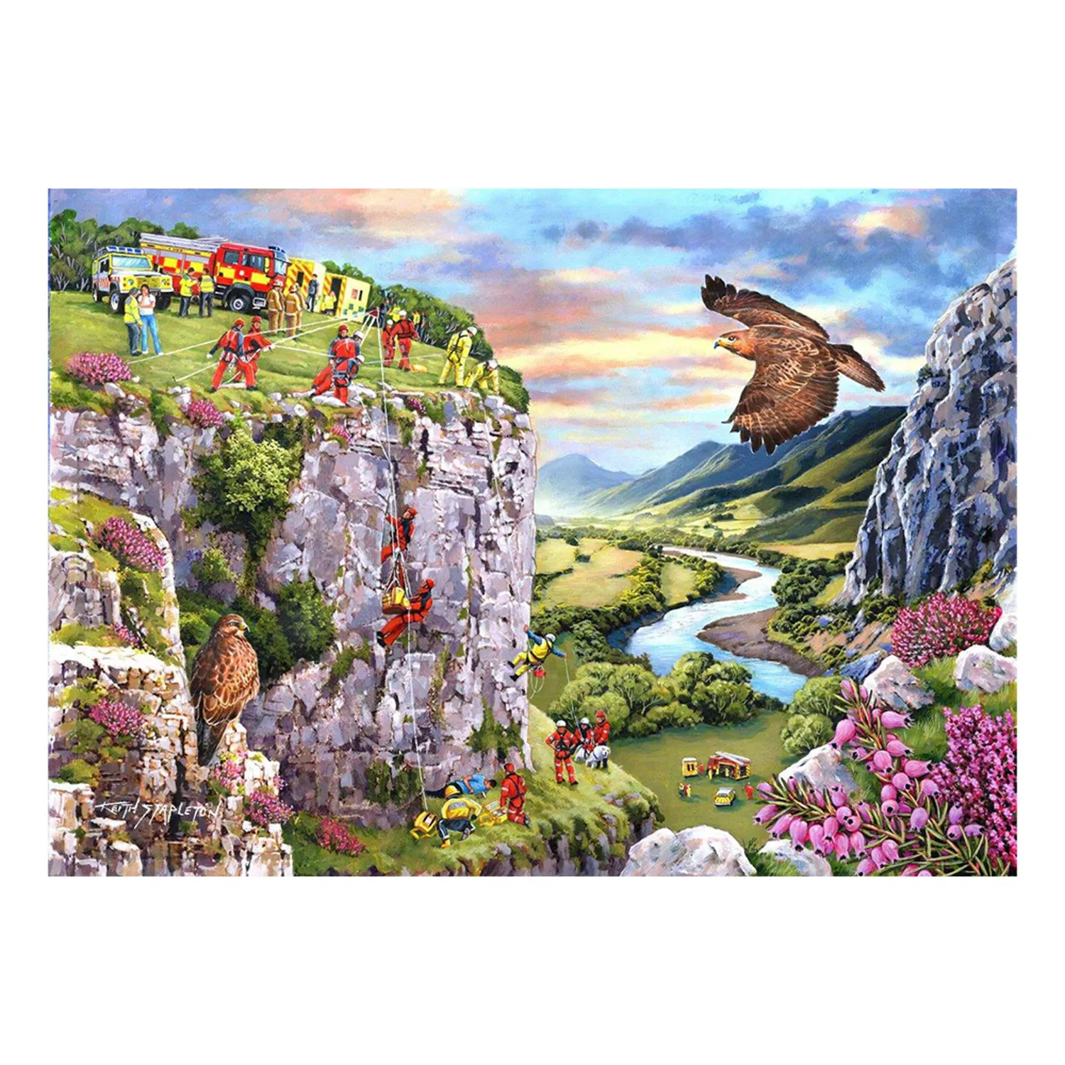 House of Puzzles Everyday Heroes puslespil 1000 brikker