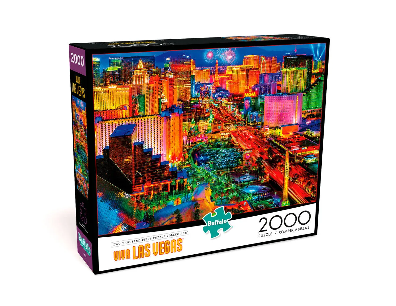 Buffalo Games Viva Las Vegas puslespil 2000 brikker nat