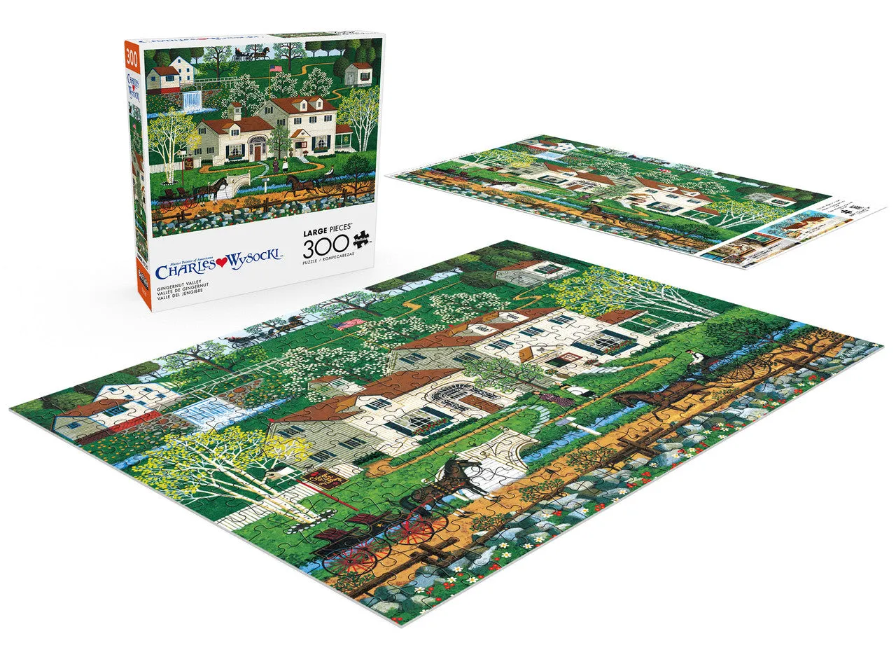 Buffalo Games Wysocki Gingernut Valley puslespil 300 store brikker