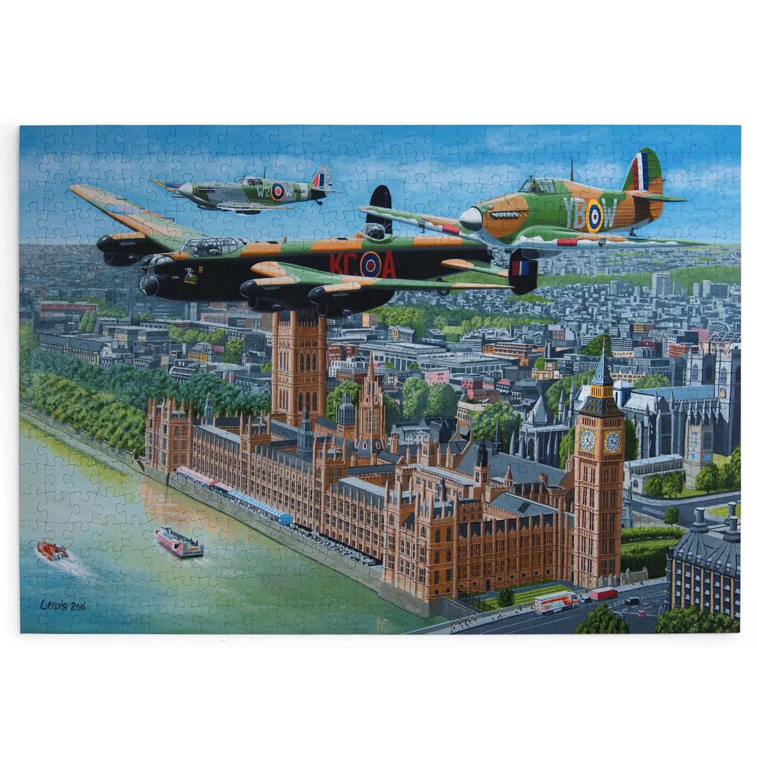 House of Puzzles Fly Past 500 puslespul flyvemaskiner