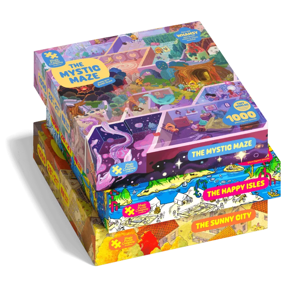 Magic Puzzle Company Series 1 Bundle puslespil 3-pak magisk