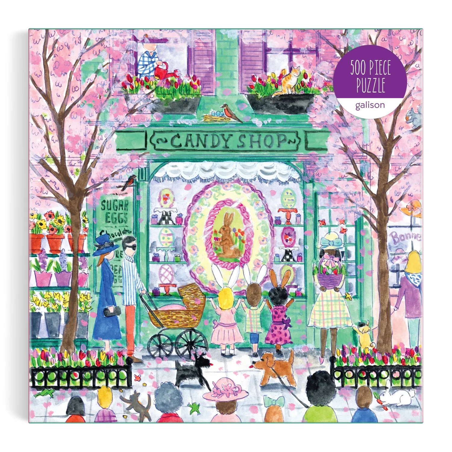 Good Puzzle Co. Michael Storrings Easter Candy Shop puslespil 500