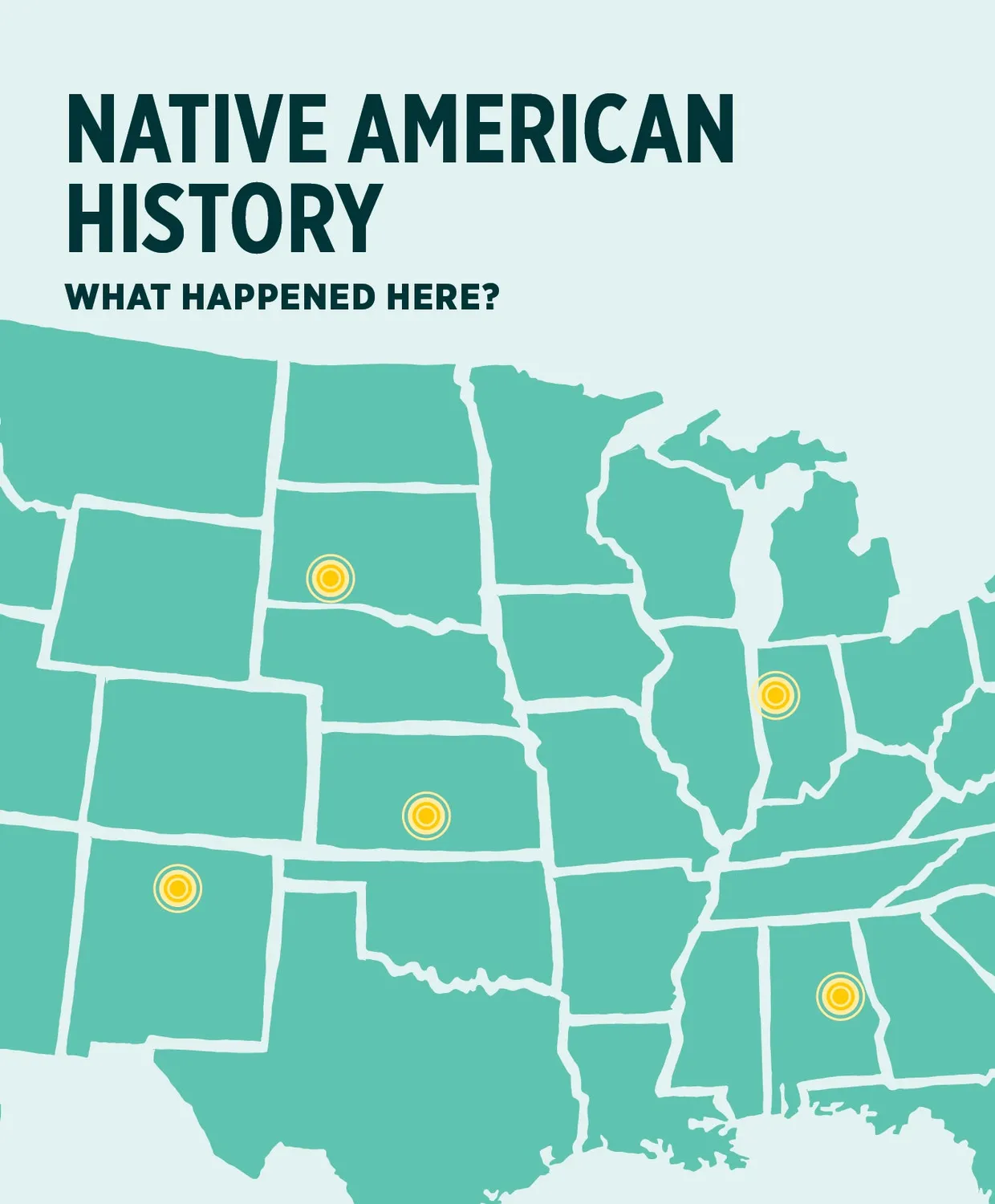 Pomegranate What Happened Here Native American History videnskort 48 kort