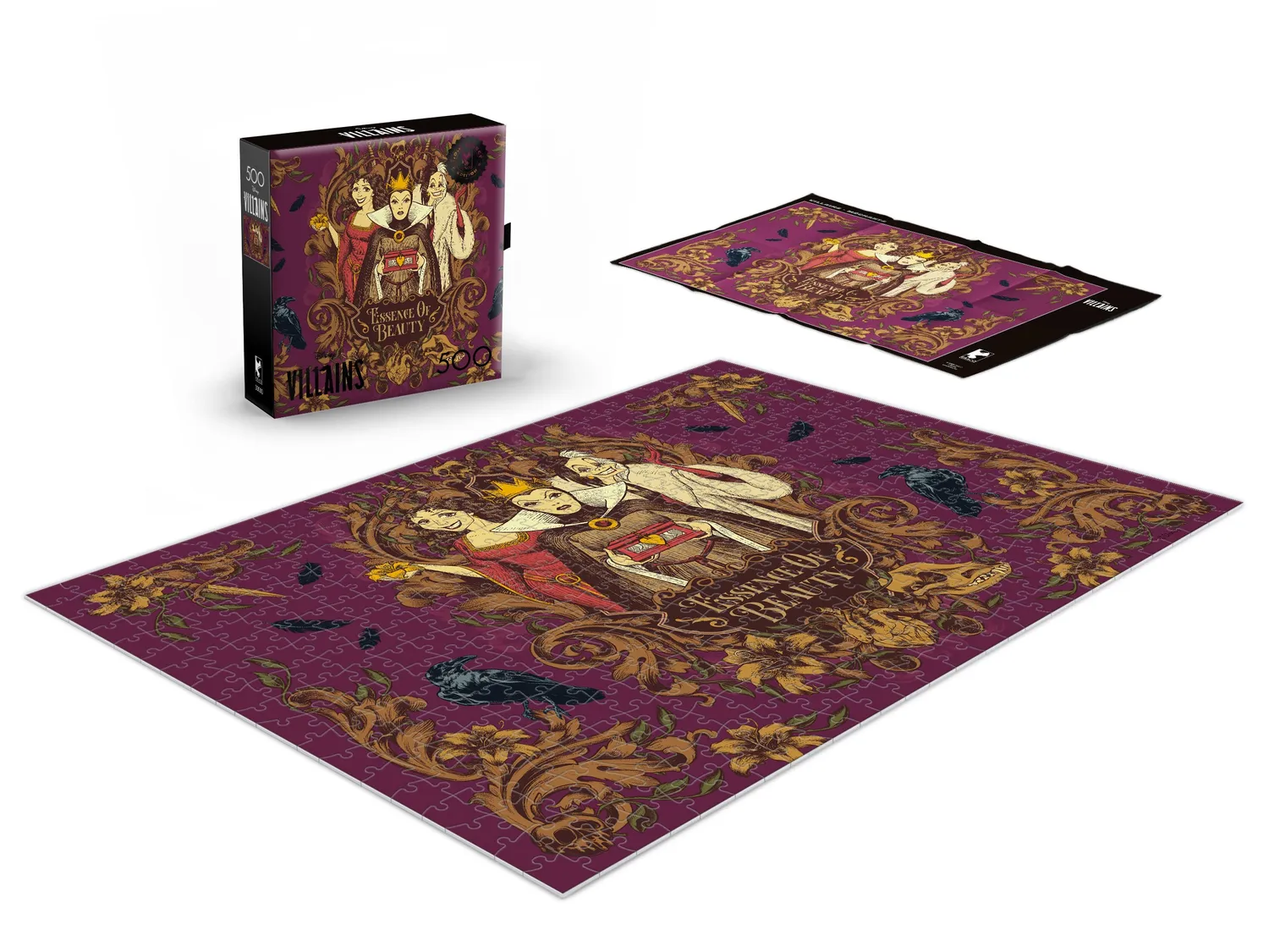 Ceaco Disney Villains Essence of Beauty puslespil 500 brikker